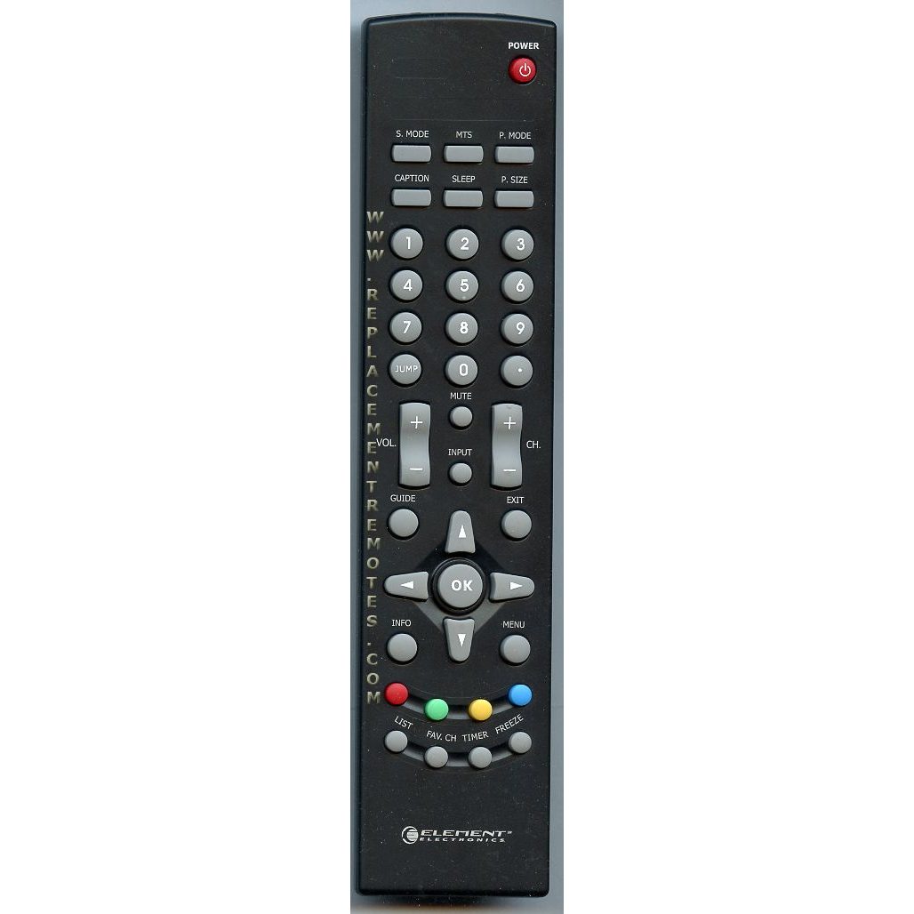 Element 845042GF1XABH TV Remote Control