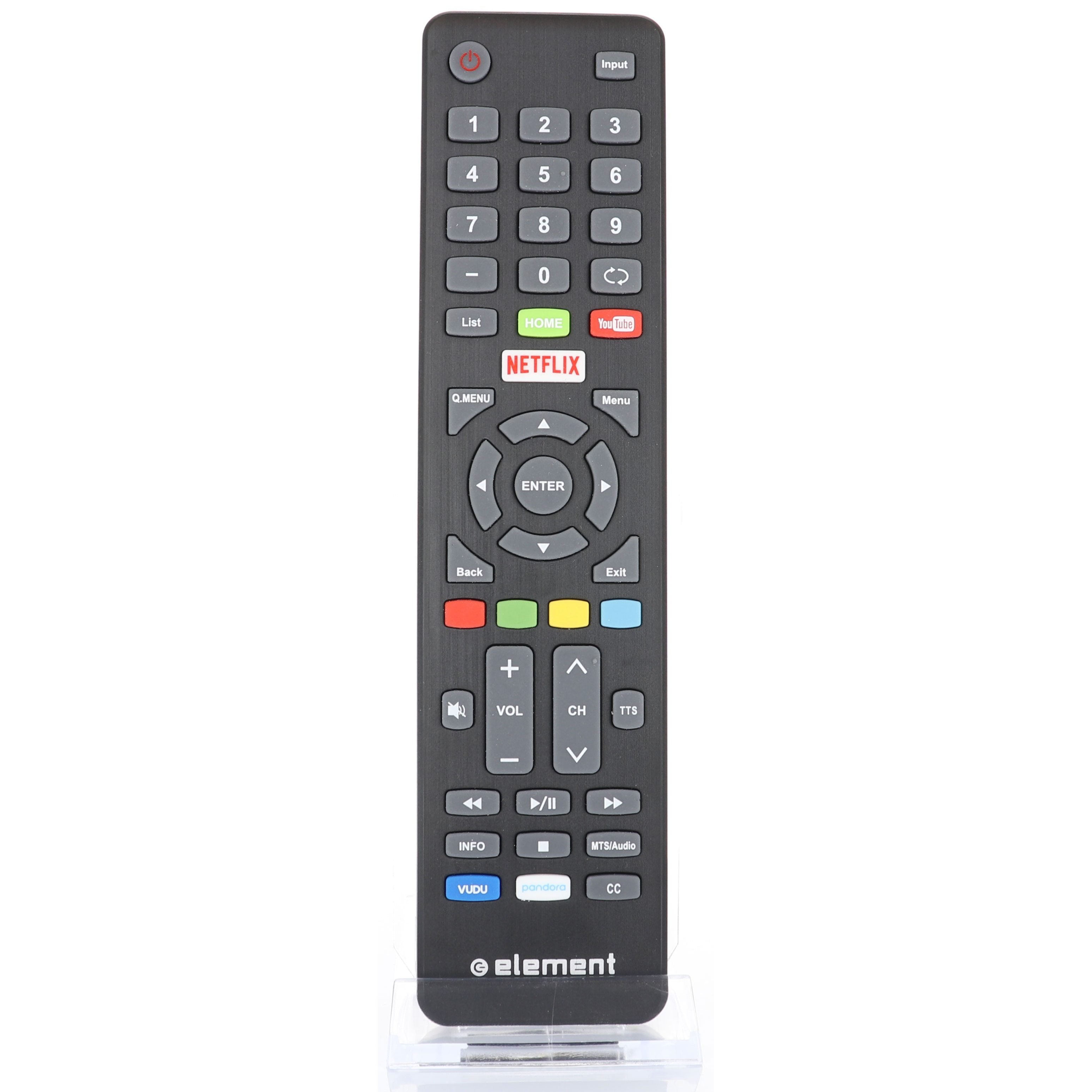 Télécommande Element E4SFT5517REM pour téléviseur – Netflix, YouTube, Vudu, Pandora – E4SFT5517REM