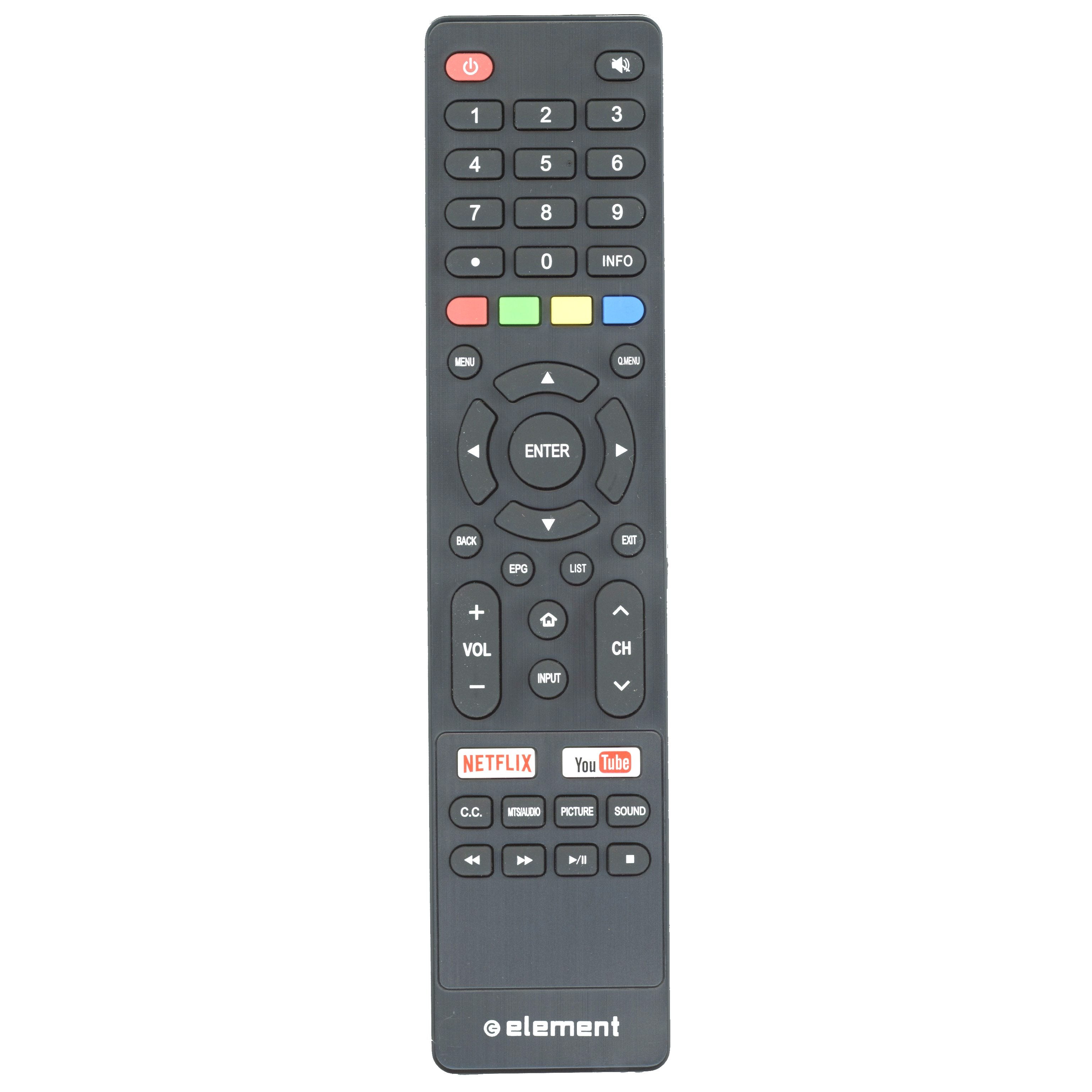 Element E4SFT551REM TV Remote Control