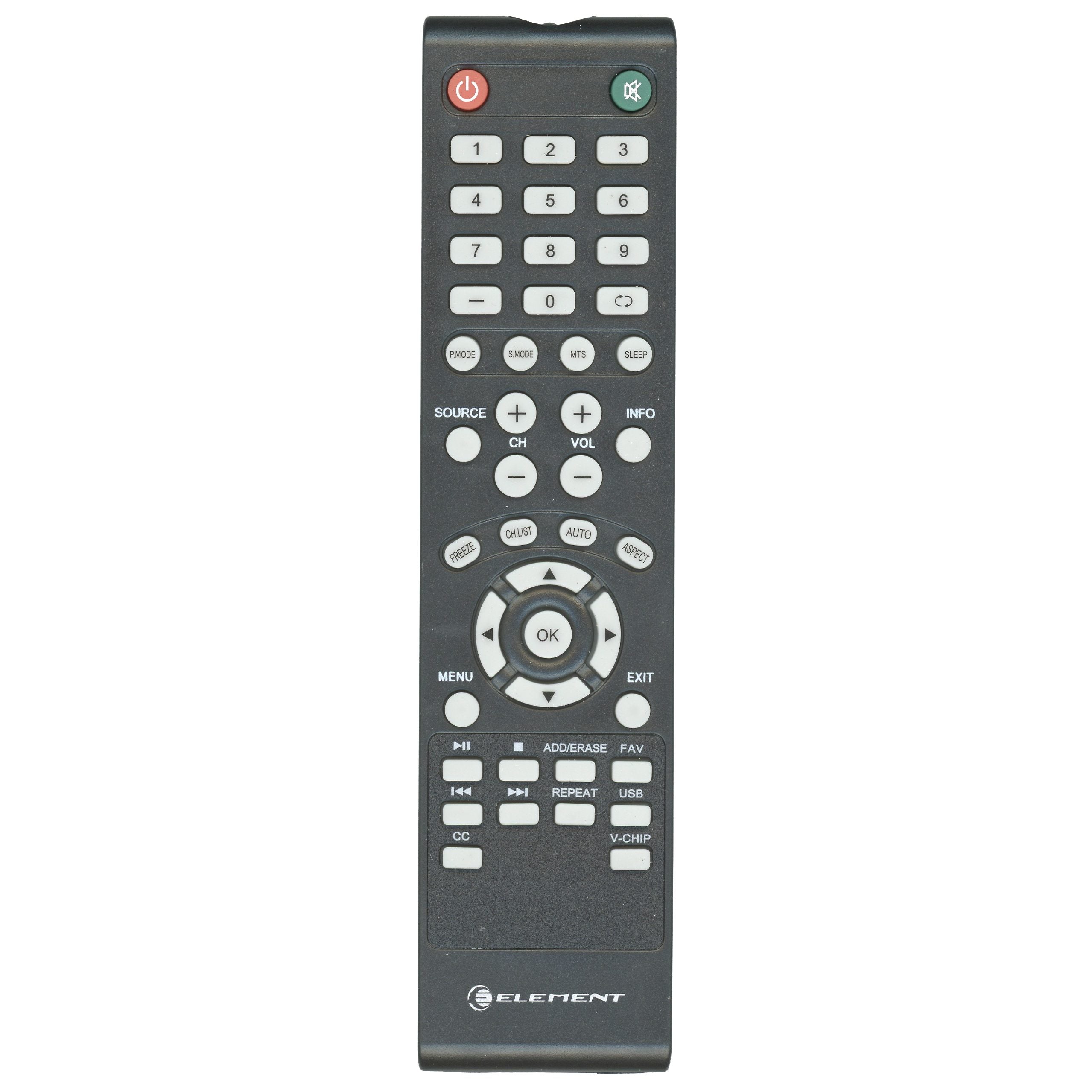 Element JX8036A V.2 845-049-06B06 TV Remote Control