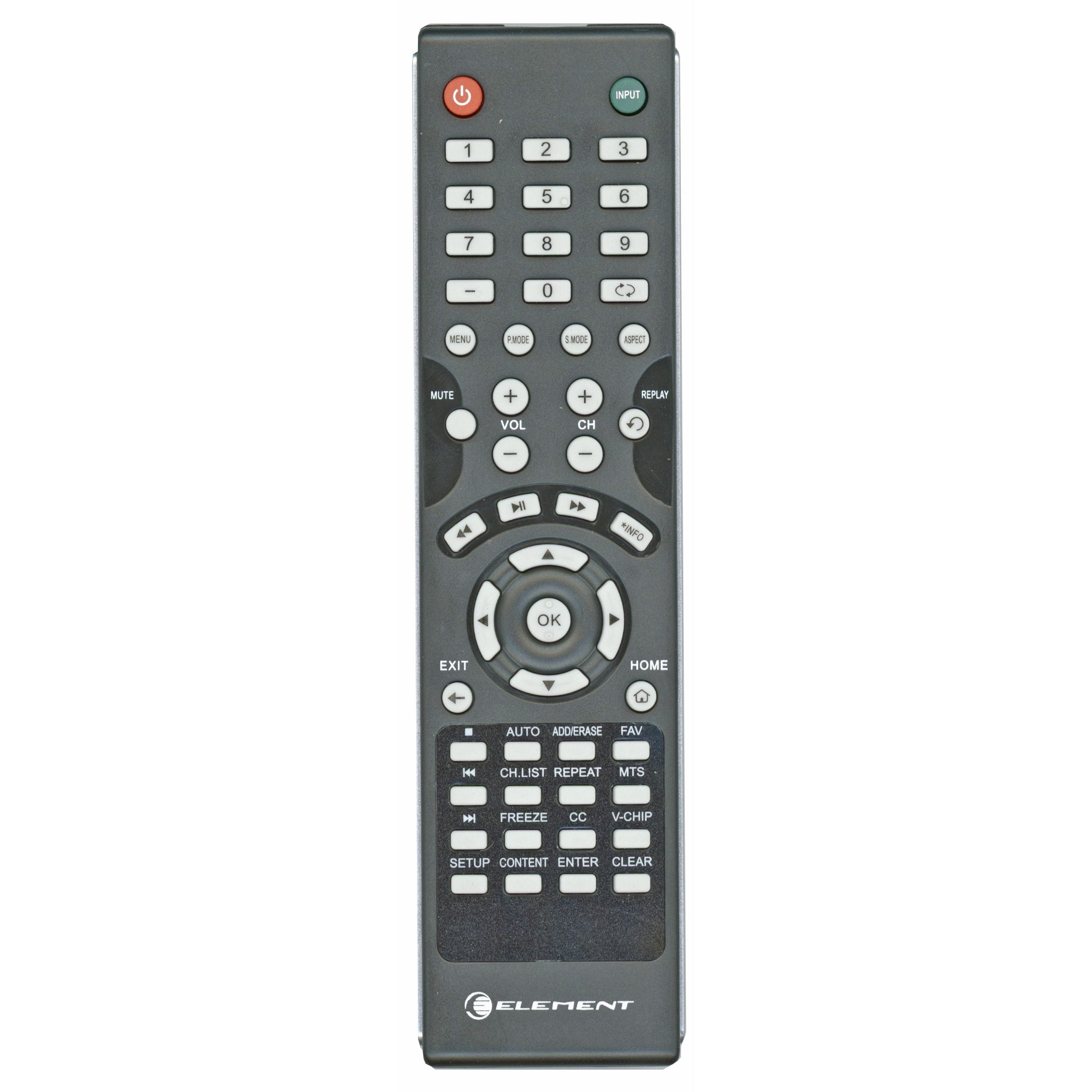 Element JX8040A TV Remote Control