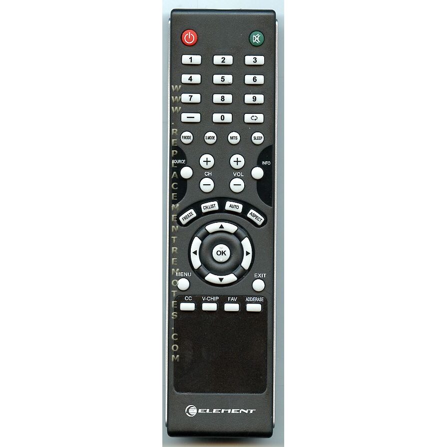 Element JX8061A TV Remote Control