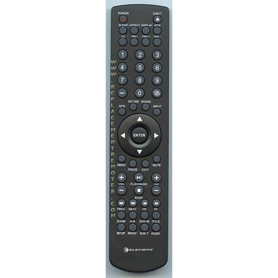 Element RE20QP06 TV Remote Control