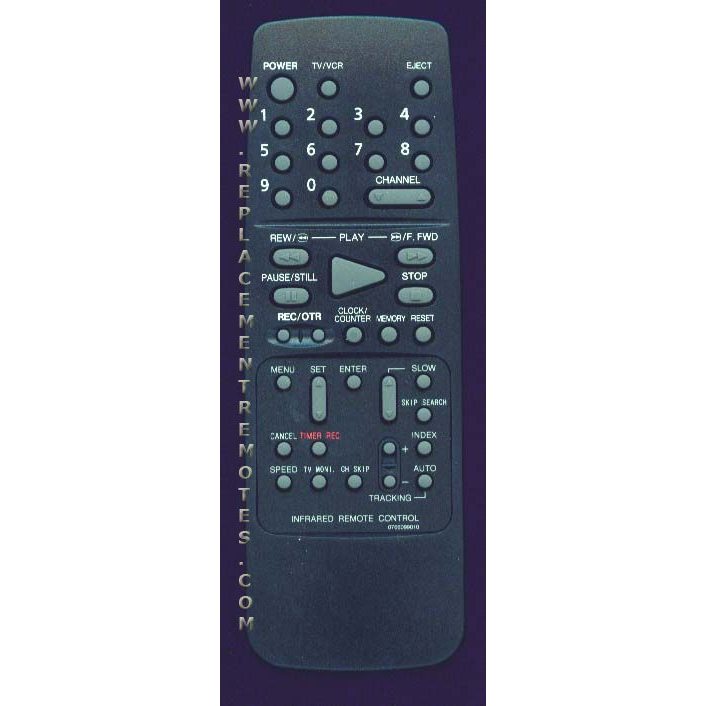 Emerson 0766099010 VCR Remote Control