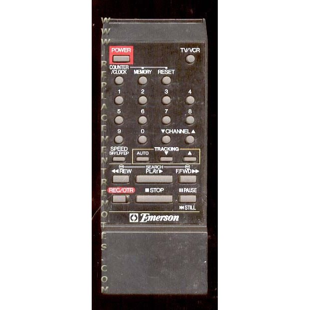 Emerson 076L004020 TV/VCR Remote Control