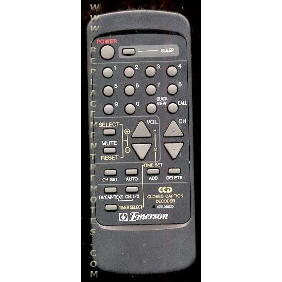 Emerson 076L056120 TV Remote Control