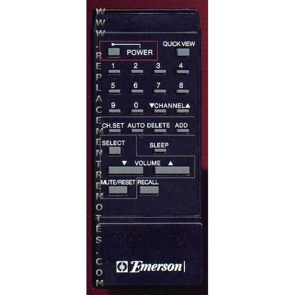 Emerson 076M012130 TV Remote Control