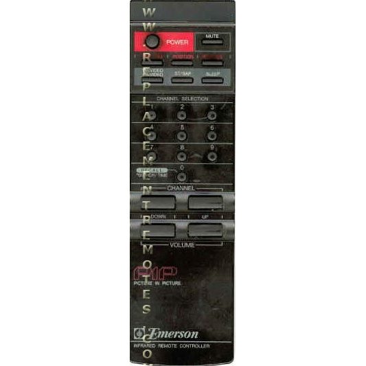 Emerson 076M029001 TV Remote Control