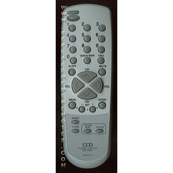 Emerson 076N0DW110 TV Remote Control