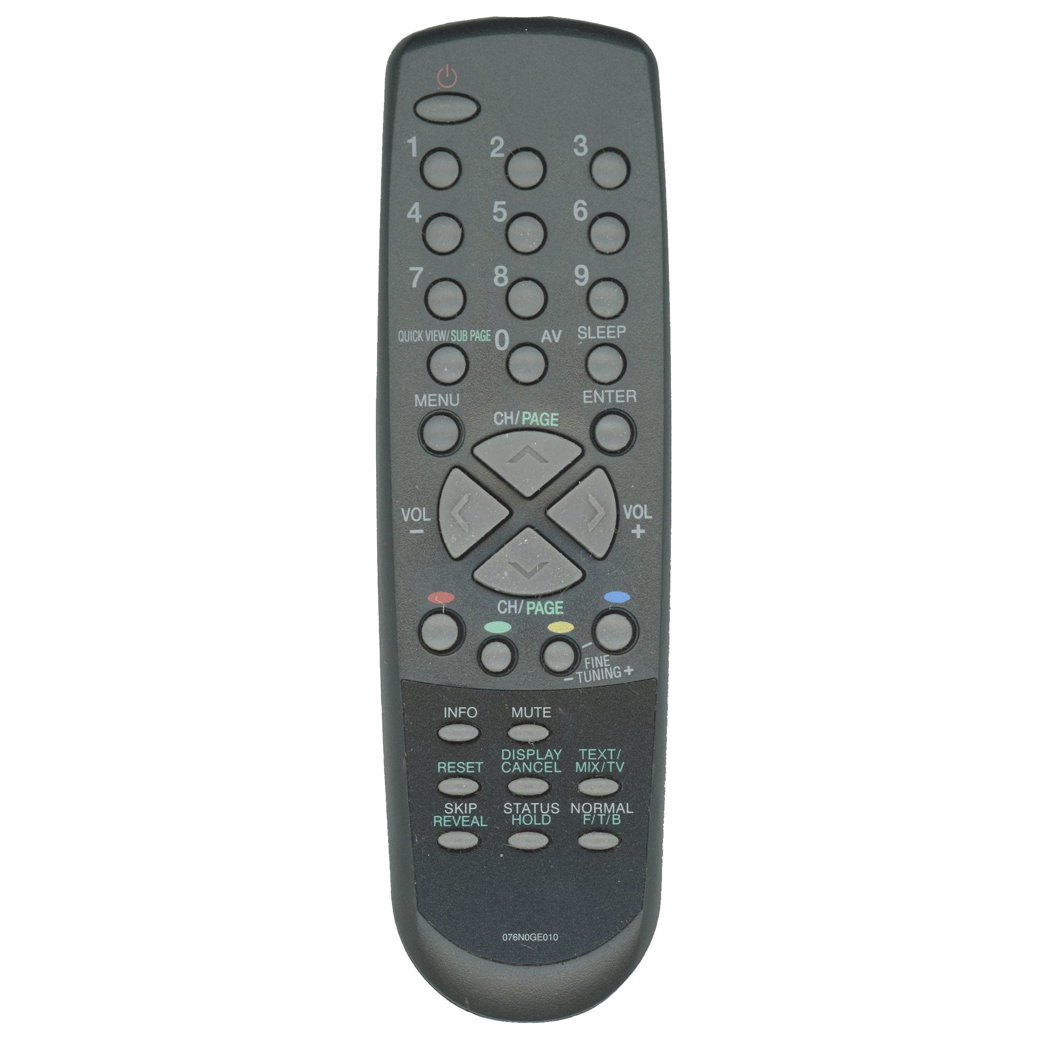 Emerson 076N0GE010 TV Remote Control