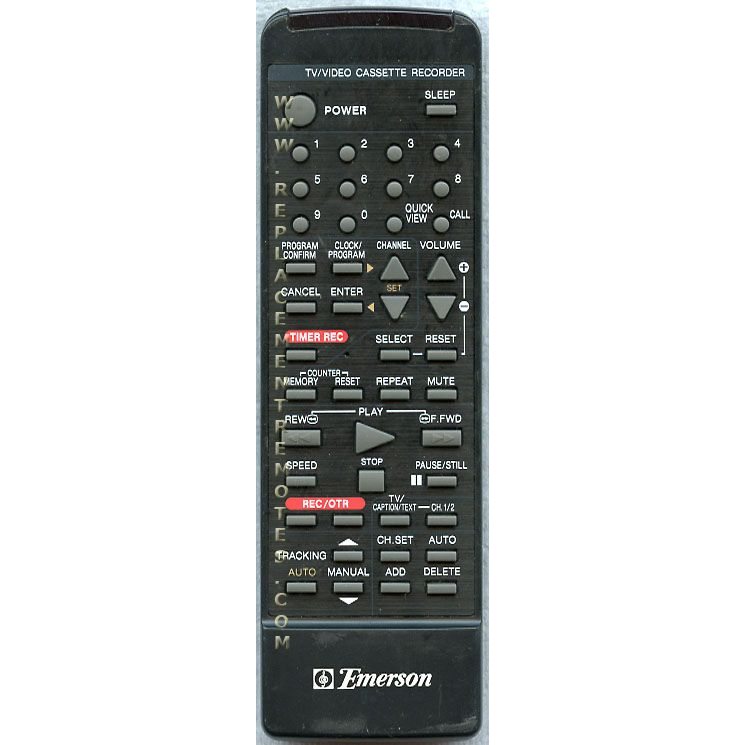 Emerson 076R062050 TV/VCR Remote Control