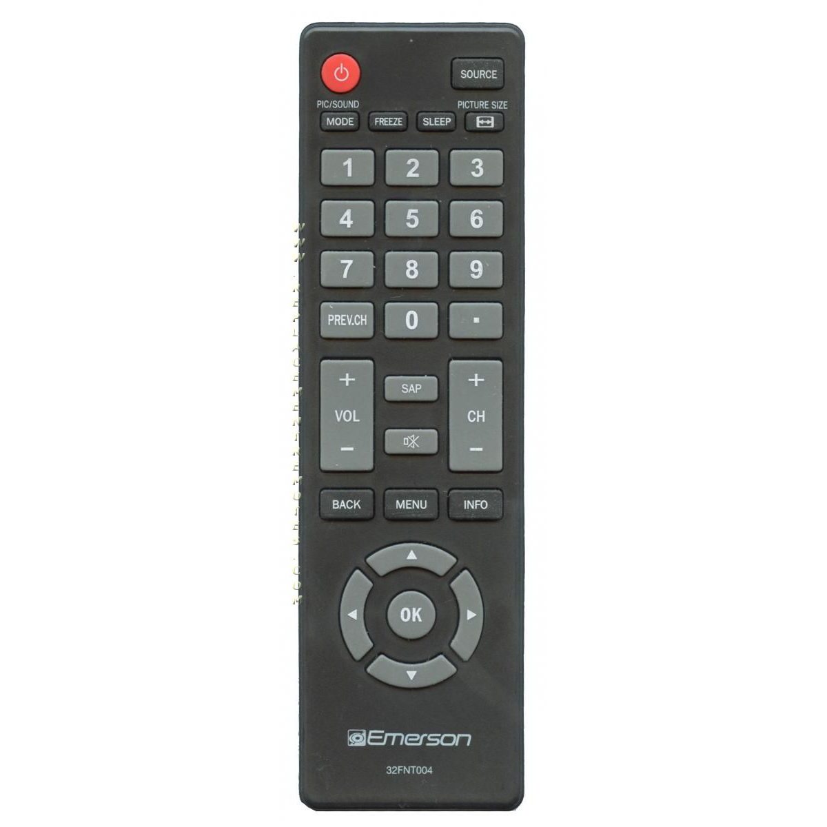 Emerson 32FNT004 TV Remote Control