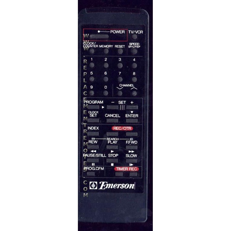 Emerson 702020 TV/VCR Remote Control