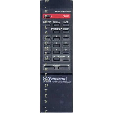 Emerson 702080 TV Remote Control