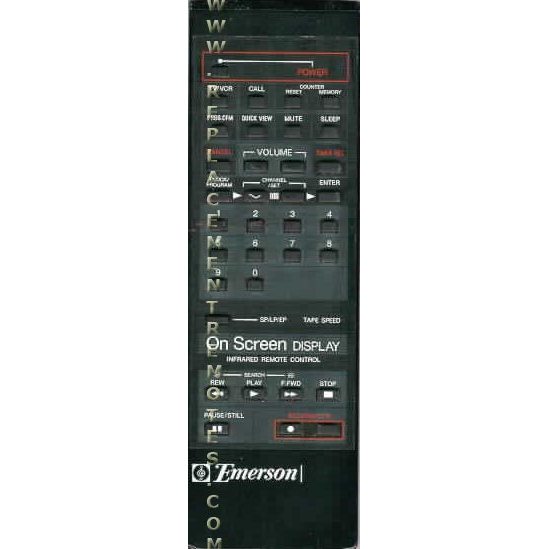 Emerson 702112 TV Remote Control