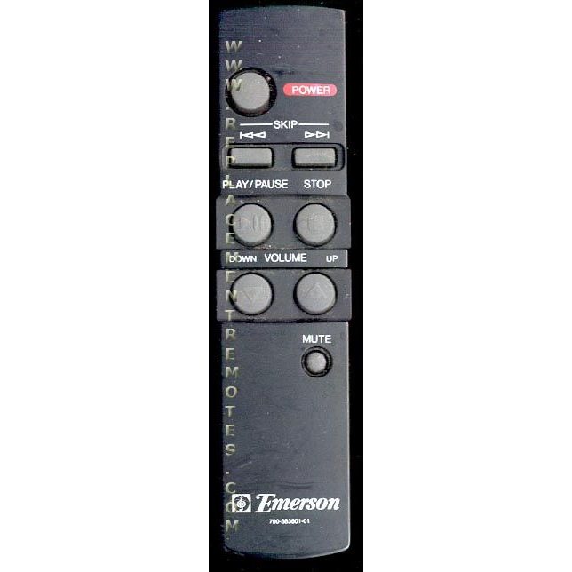 Emerson 79038380101 Audio Remote Control