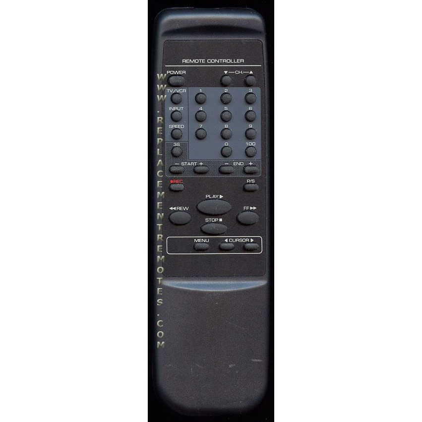 Emerson 97P1R2BR03 VCR Remote Control