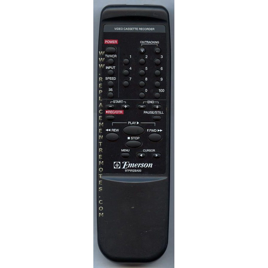 Emerson 97PIR2BA00 VCR Remote Control