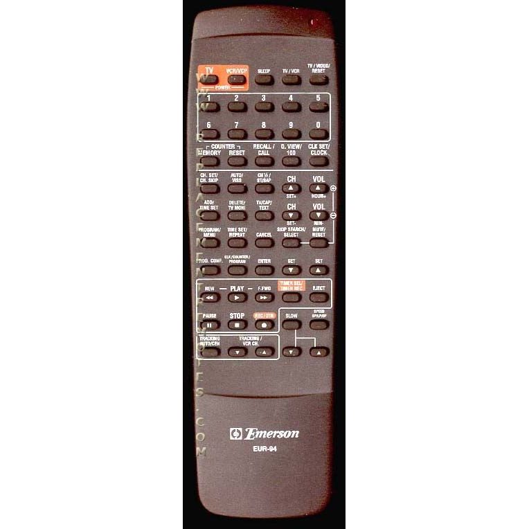 Emerson EUR94 TV Remote Control