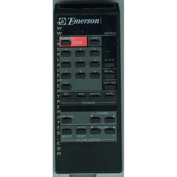 Emerson M1375R/A TV Remote Control