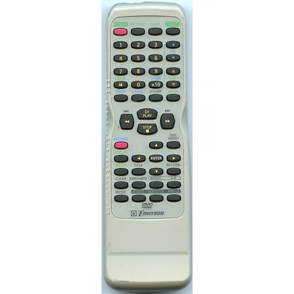 Emerson NE222UD TV Remote Control