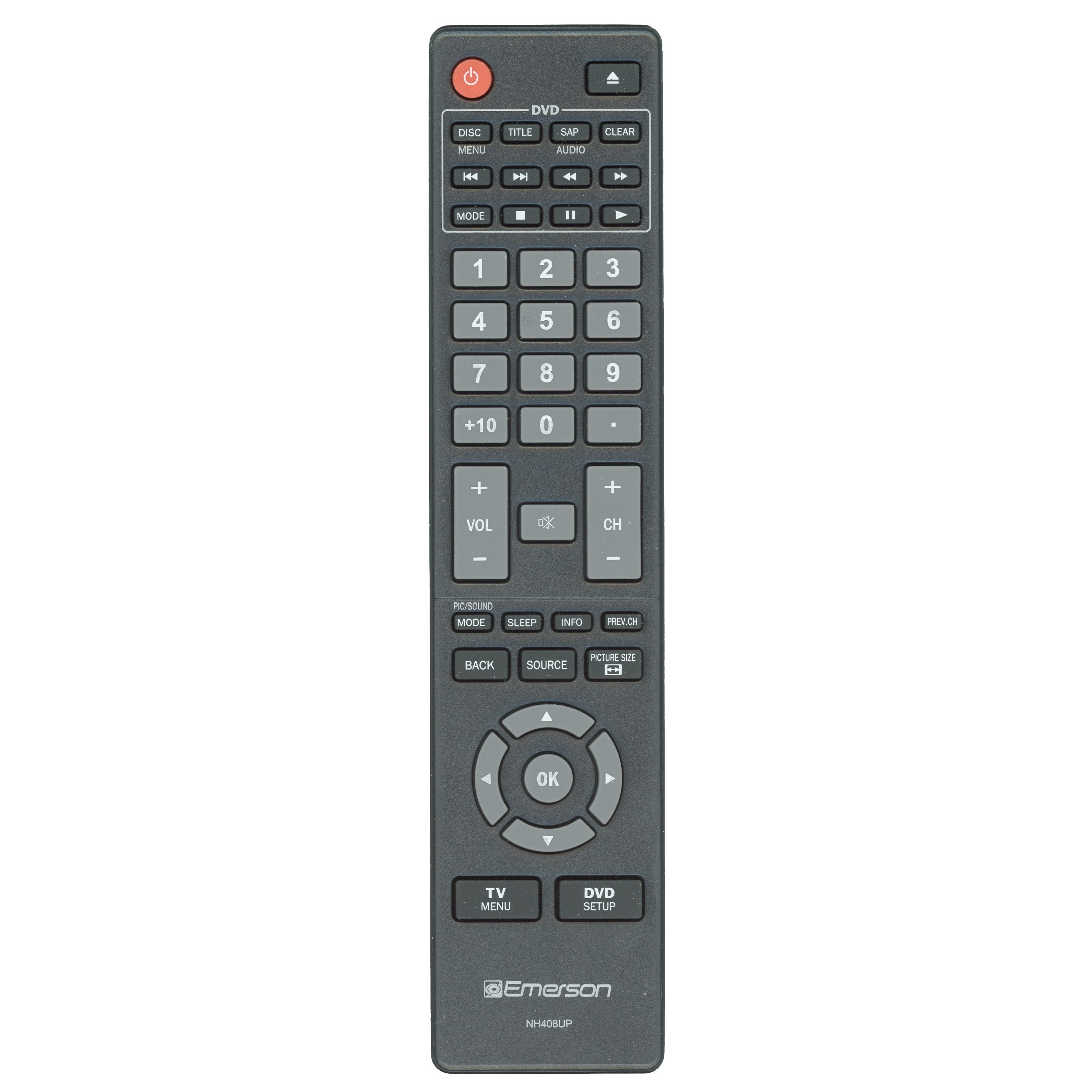 Emerson NH408UP TV/DVD Remote Control