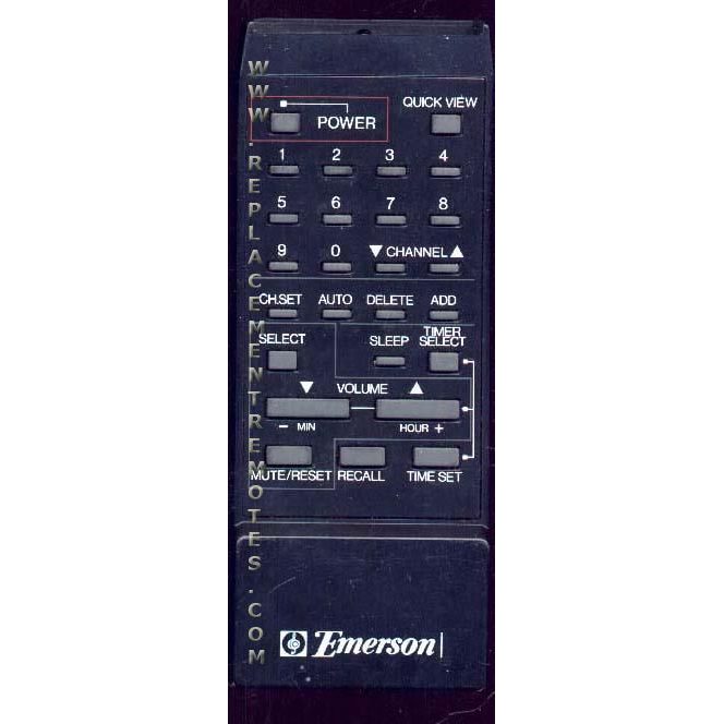 Emerson R256653 TV Remote Control