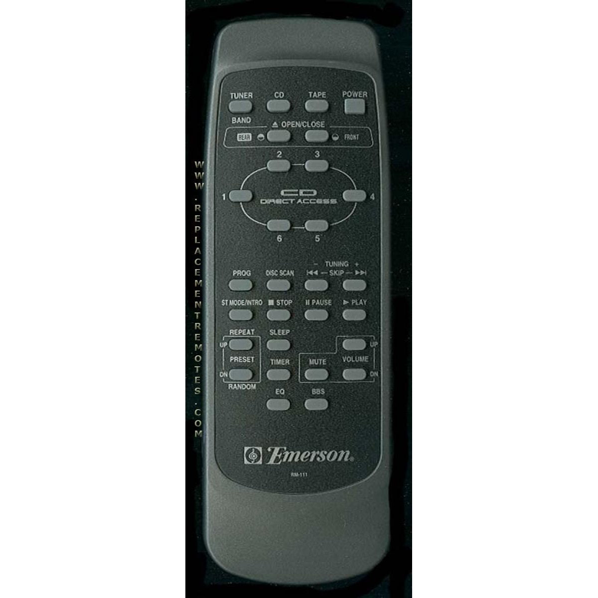 Emerson RM111 TV Remote Control