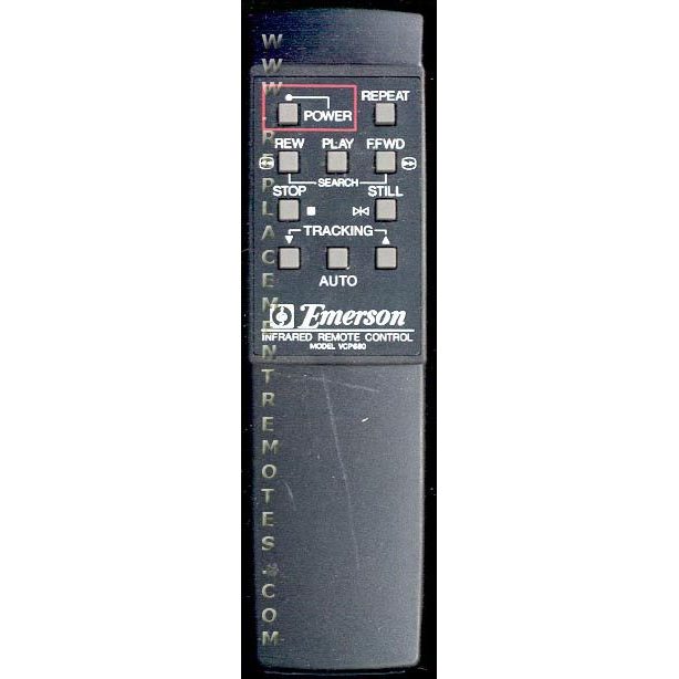 Emerson VCP680 Audio Remote Control