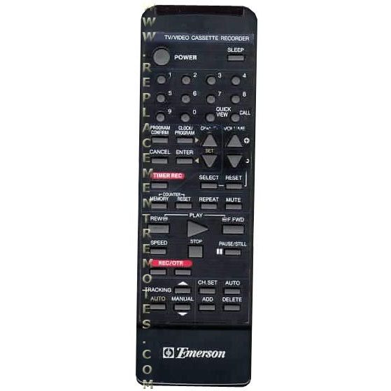 Emerson VT1321 TV/VCR Remote Control