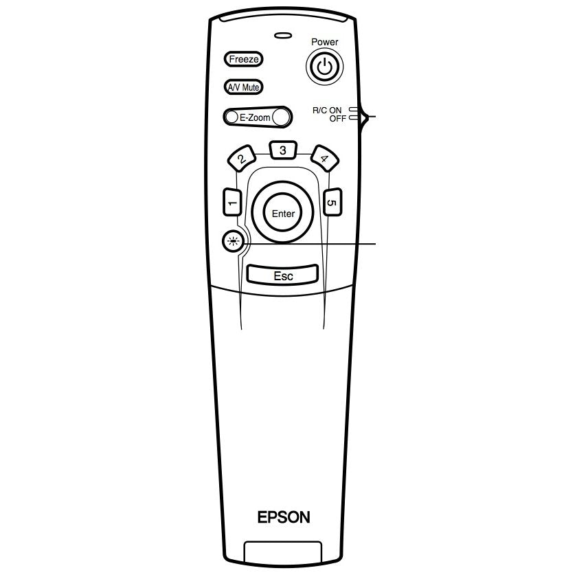 Epson 1102130 Projector Remote Control