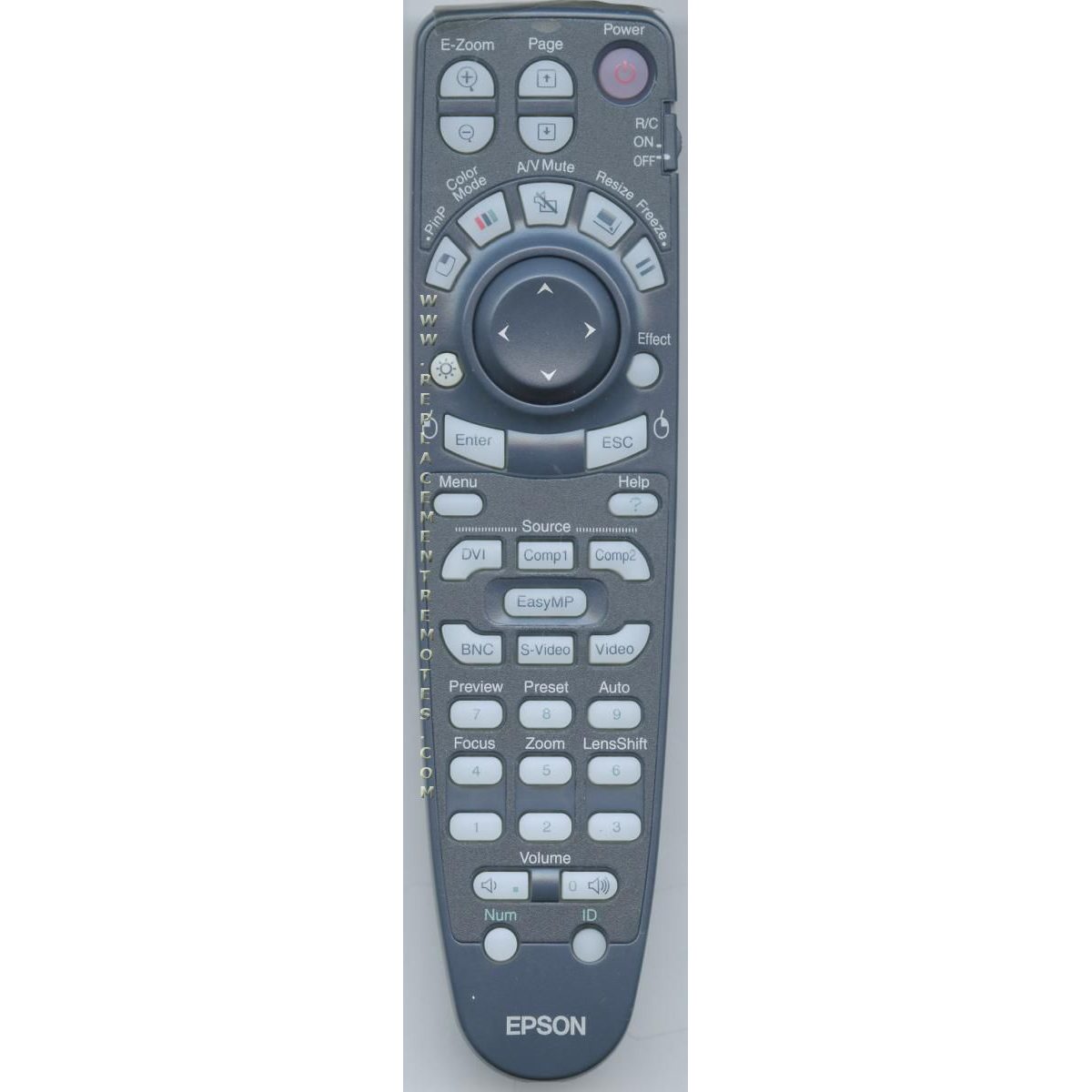 Epson 1231189 Projector Remote Control