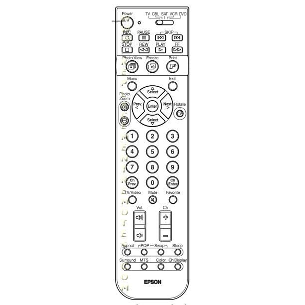 Epson 1253588 Projector Remote Control