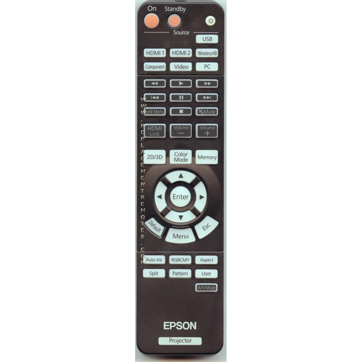 Epson 155749200 Projector Remote Control