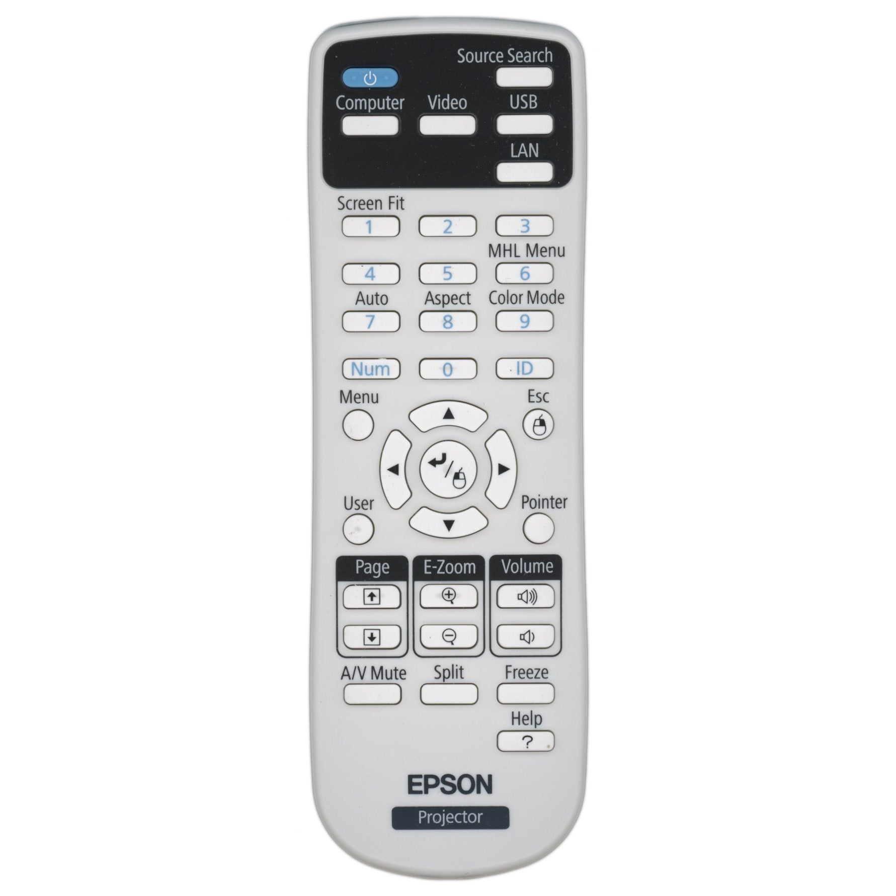 Epson 215572100 Projector Remote Control