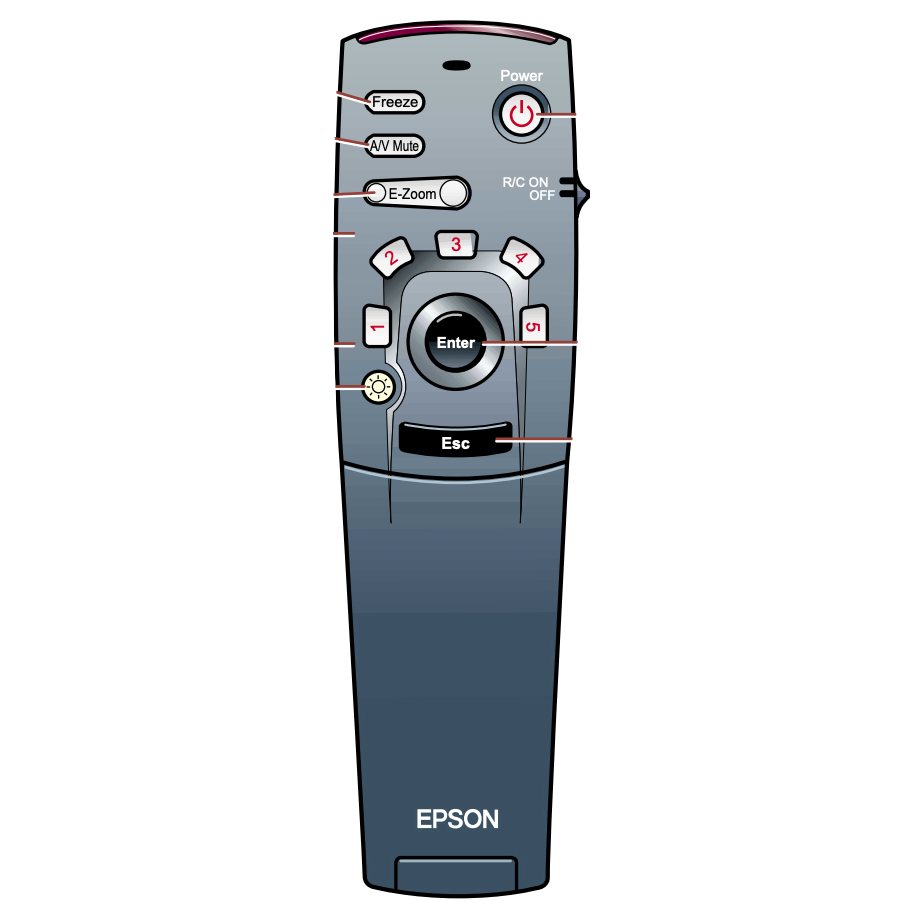 Epson 6004615 Projector Remote Control