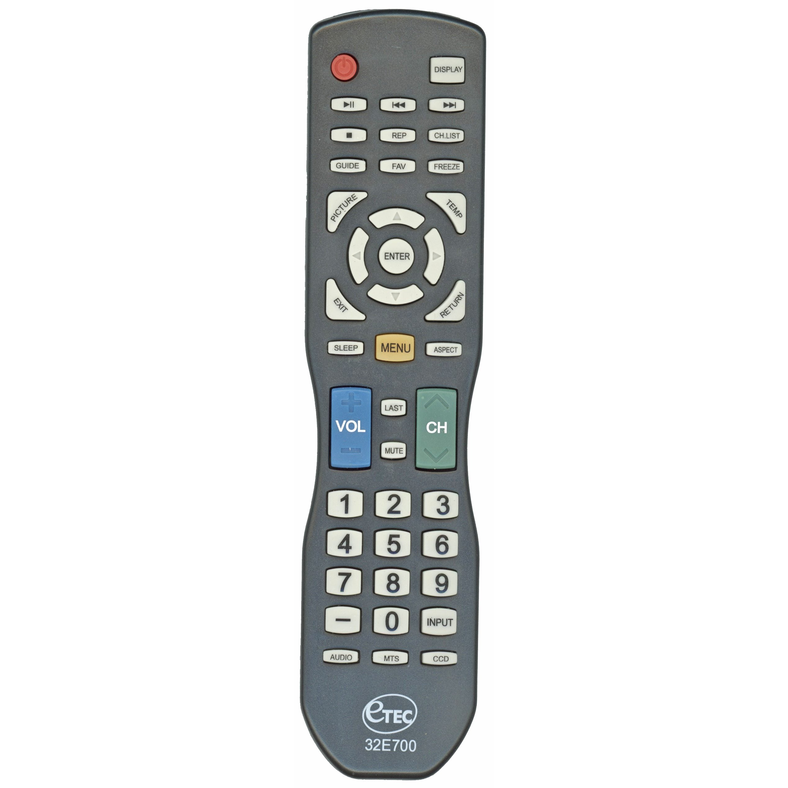 Etec 32E700 TV Remote Control - 32E700REM