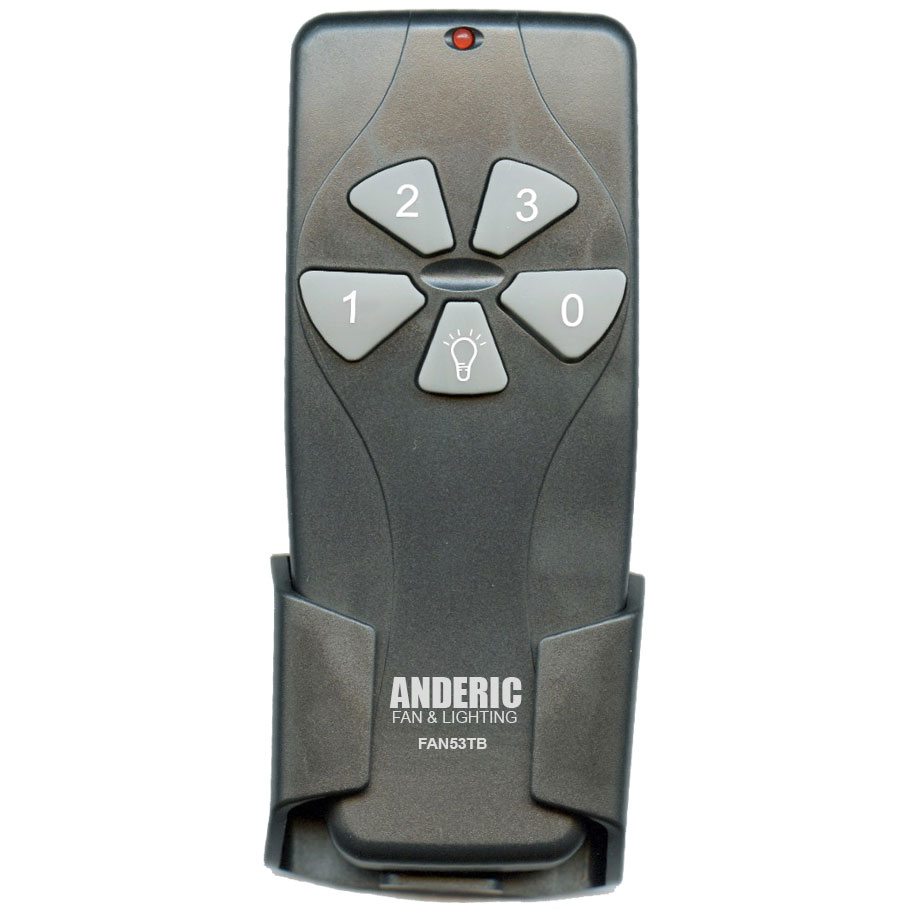 Anderic FAN53T Black 315MHz for Harbor Breeze Ceiling Fan Remote Control