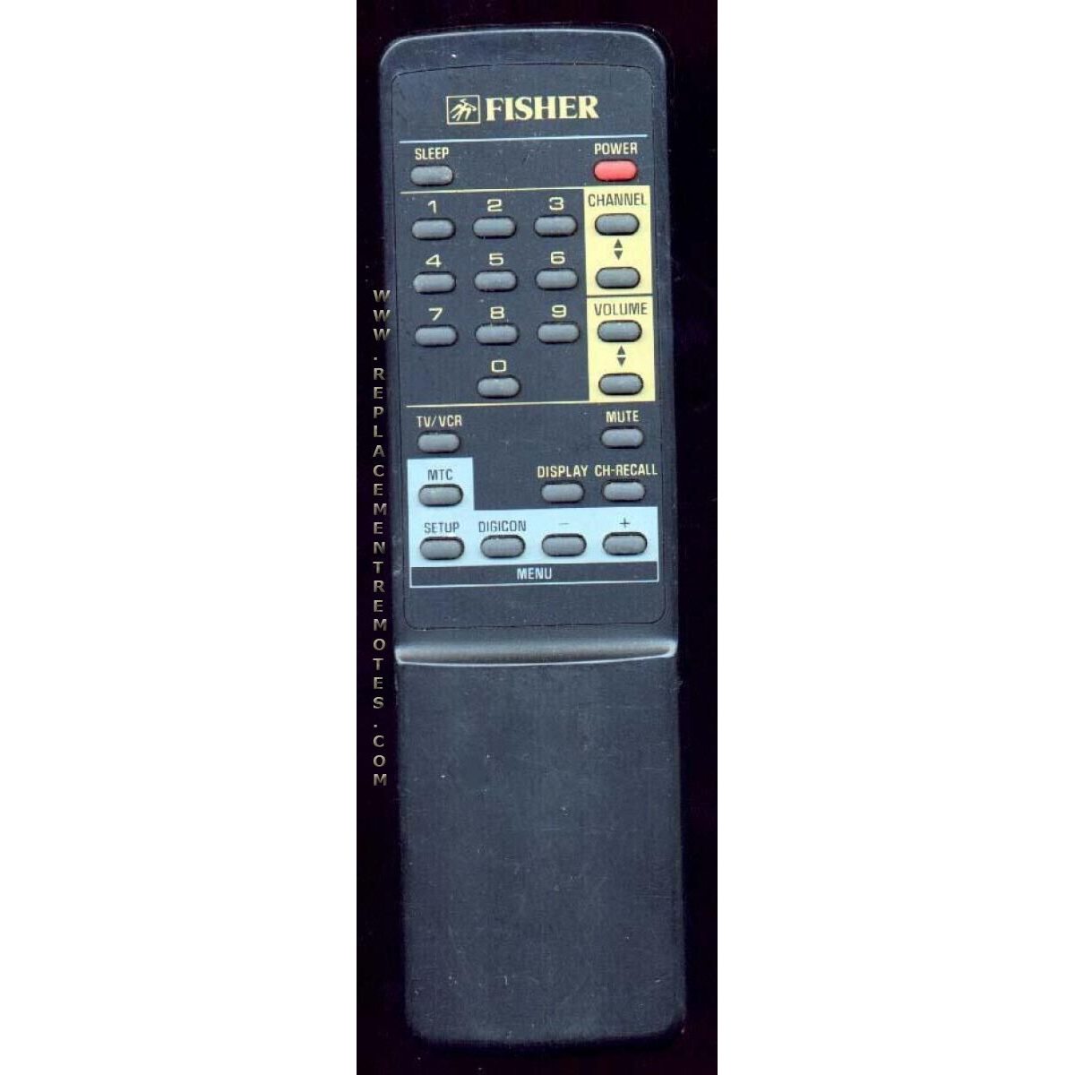 Fisher 6102298536 TV Remote Control