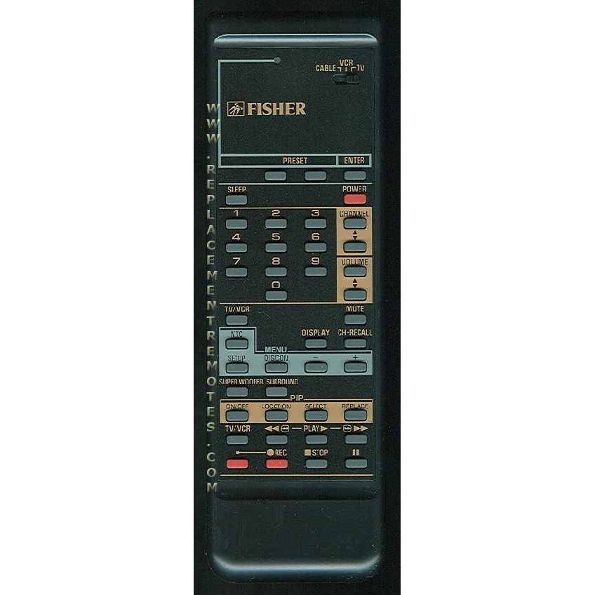 Fisher 6102371338 TV Remote Control