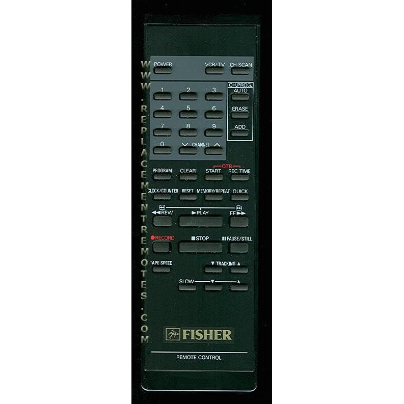 Fisher 6131020320 VCR Remote Control