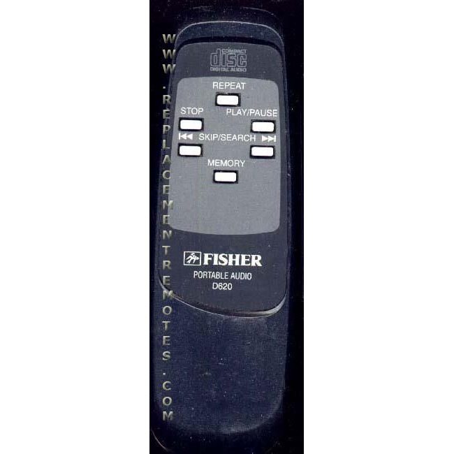 Fisher D620 Audio Remote Control