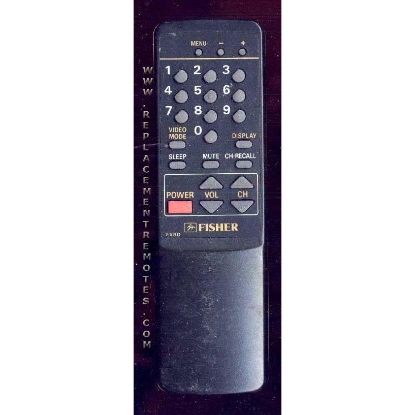 Fisher FXBD TV Remote Control