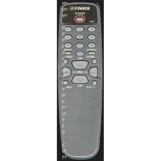 Fisher FXFC TV Remote Control