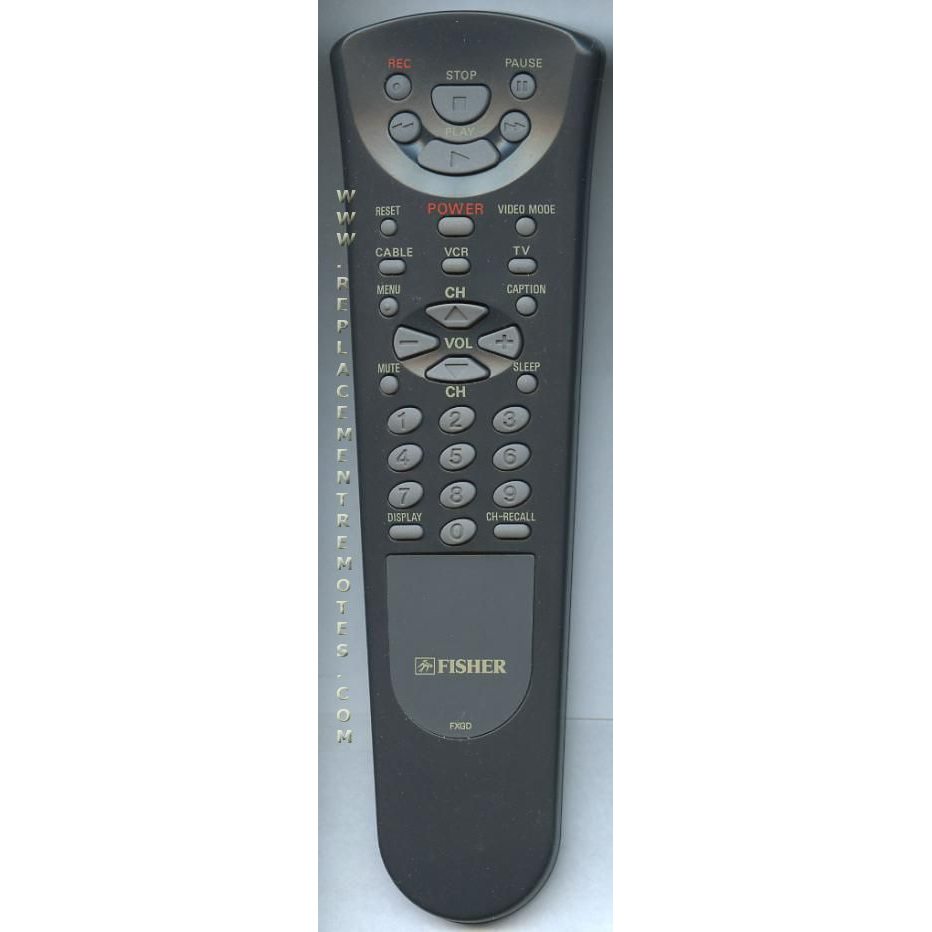 Fisher FXGD TV Remote Control