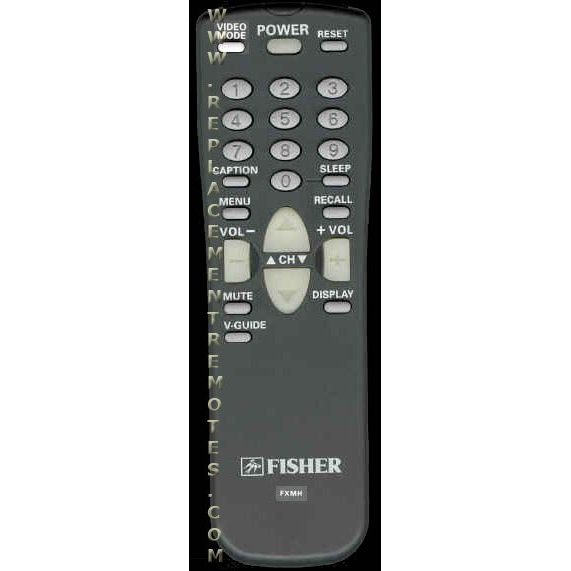 Fisher FXMH TV Remote Control