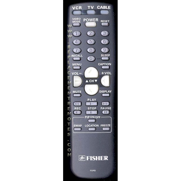 Fisher FXPD 3-Device Universal Remote Control