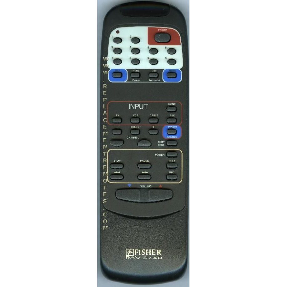 Fisher HTPS740 Audio Remote Control