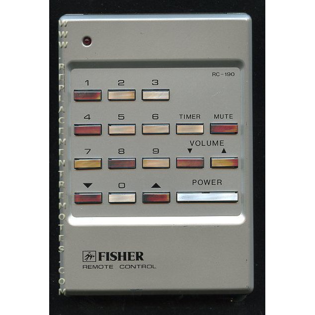 Fisher RC190 TV Remote Control