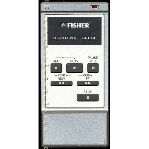 Fisher RC720 VCR Remote Control